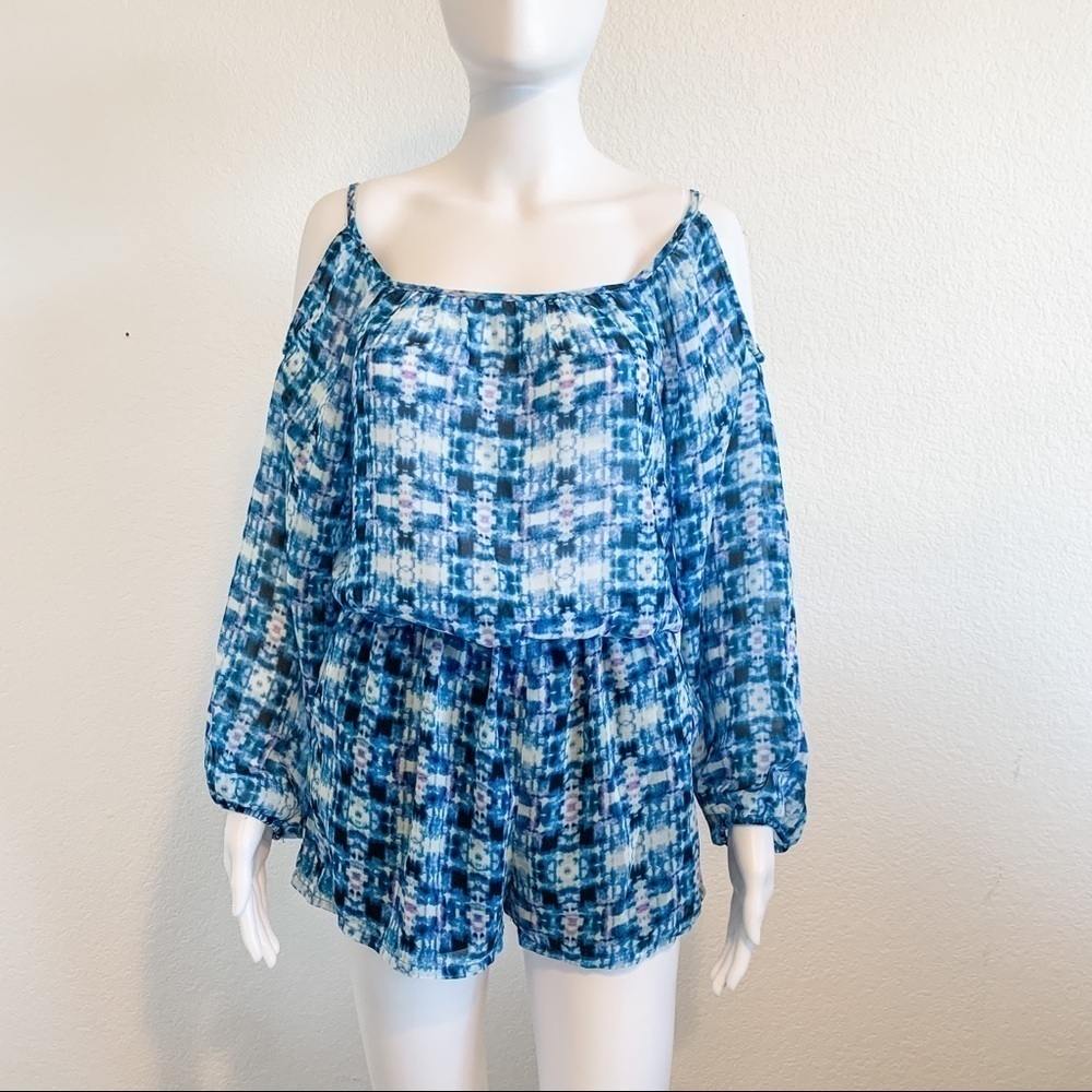 Saks Long Sleeve Romper